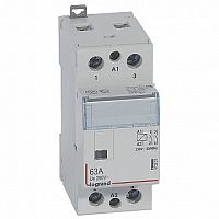Модульный контактор  CX³ 2P 63А 250/230В AC |  код.  412527 |   Legrand